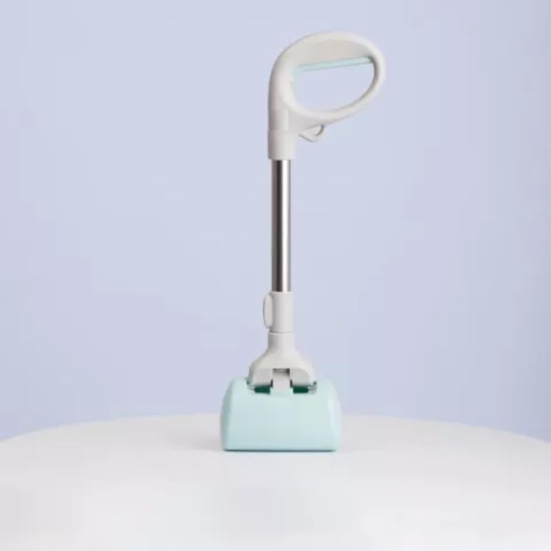 Portable Dog Poop Scooper, Durable Long Handle Dog Poop Picker, Foldable Dog Waste Pick Up Shovel for Outdoor Walking