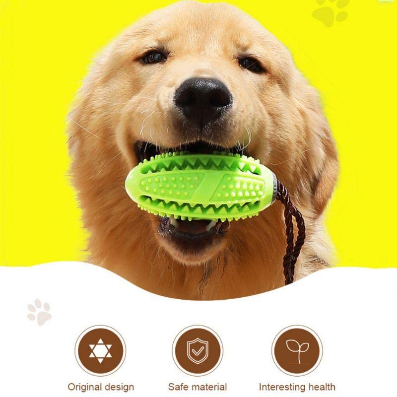 Dog Chew Toy Ball for Teeth Cleaning, Training, and Treats