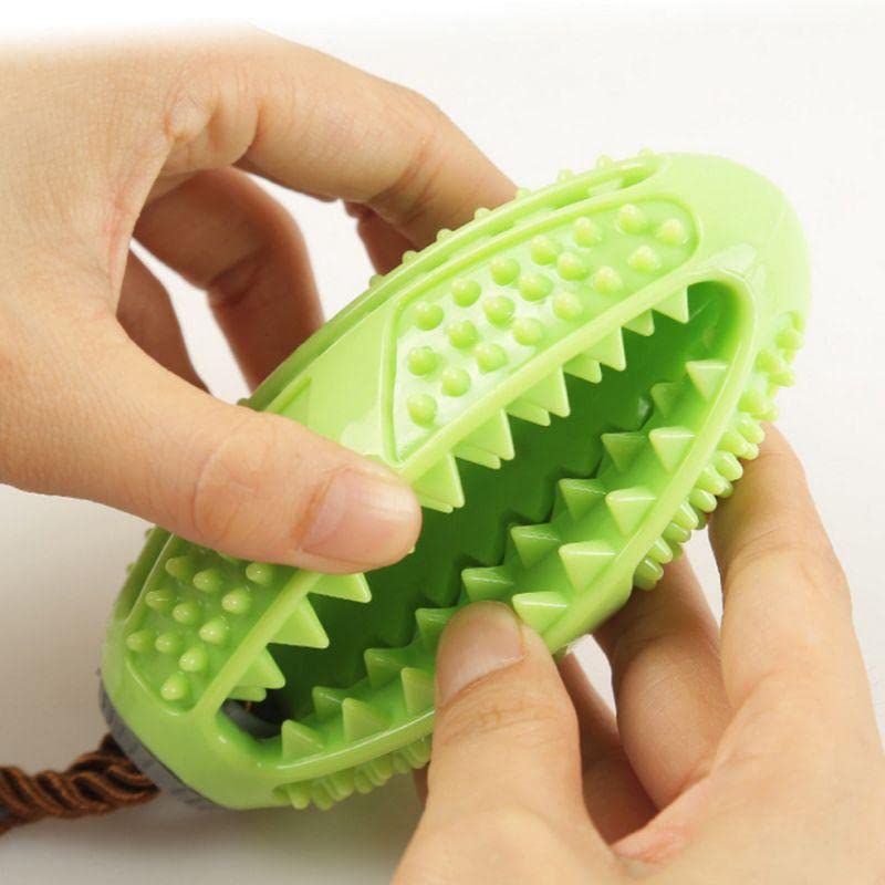 Dog Chew Toy Ball for Teeth Cleaning, Training, and Treats