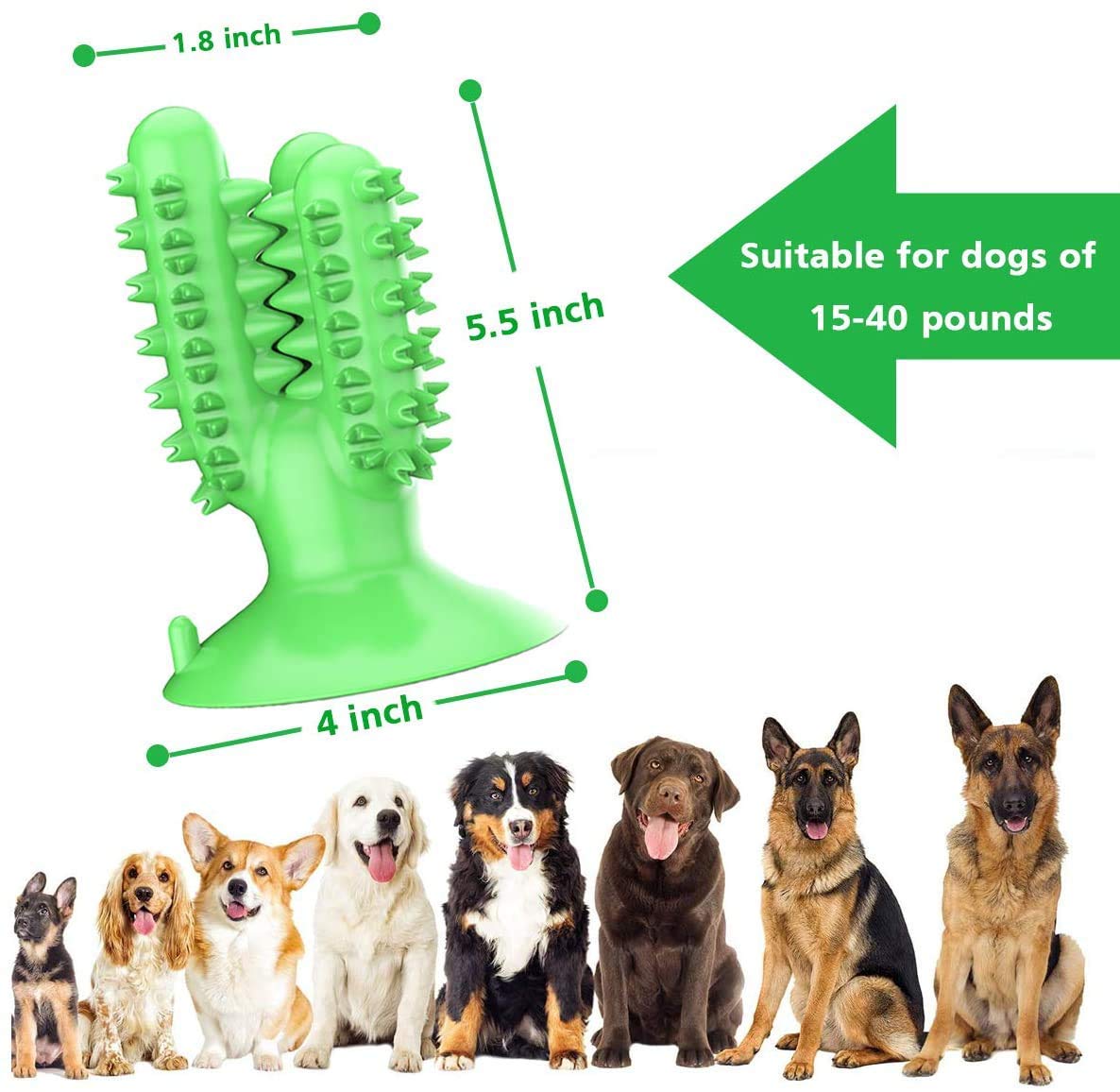 Teeth Brushing Chew Toy for Dogs