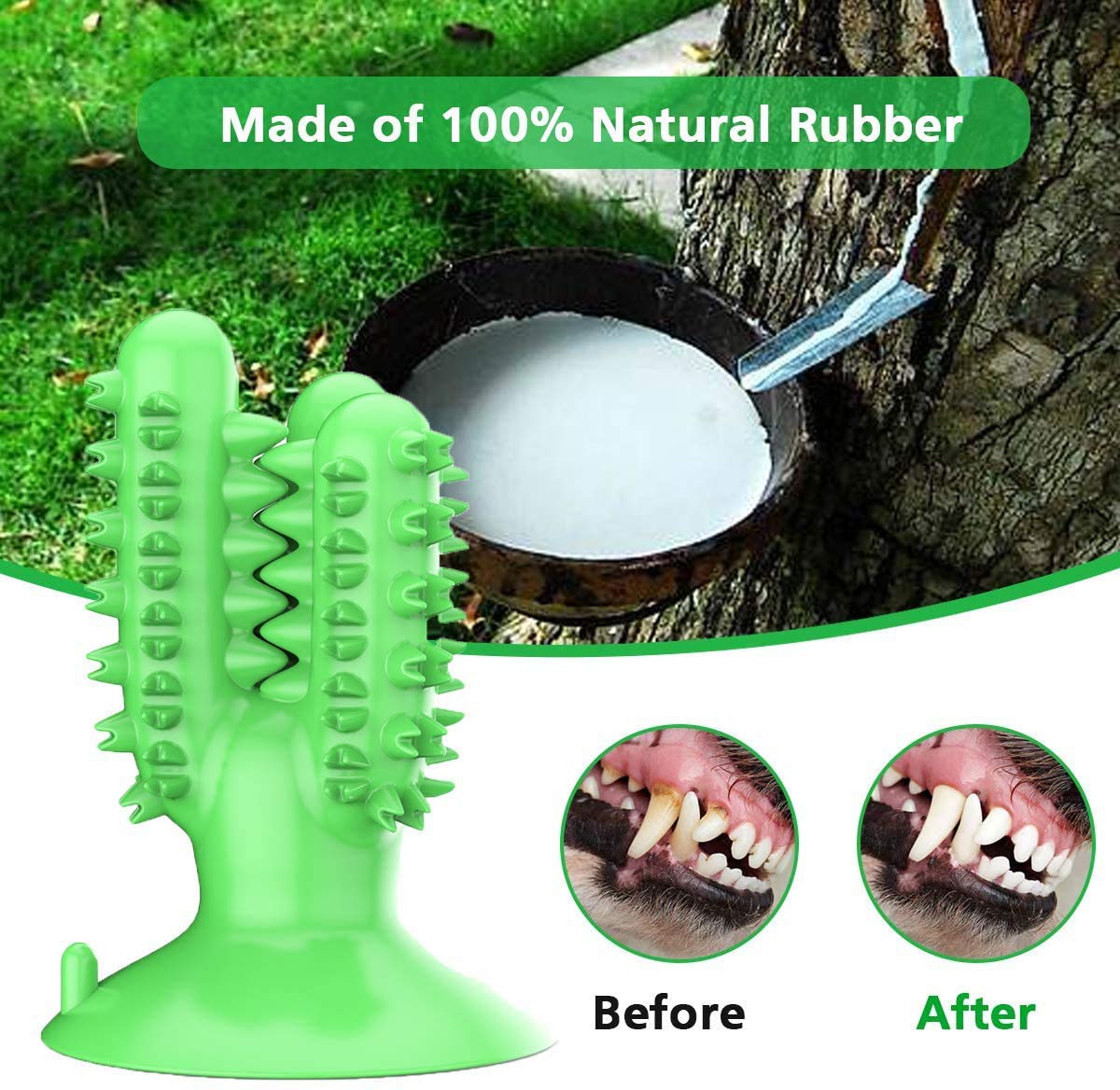 Teeth Brushing Chew Toy for Dogs