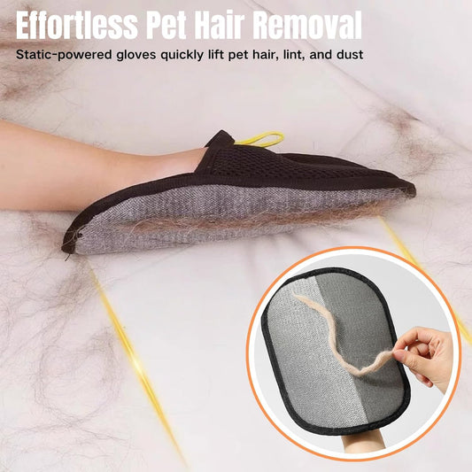 Pet Hair Removal Electrostatic Gloves