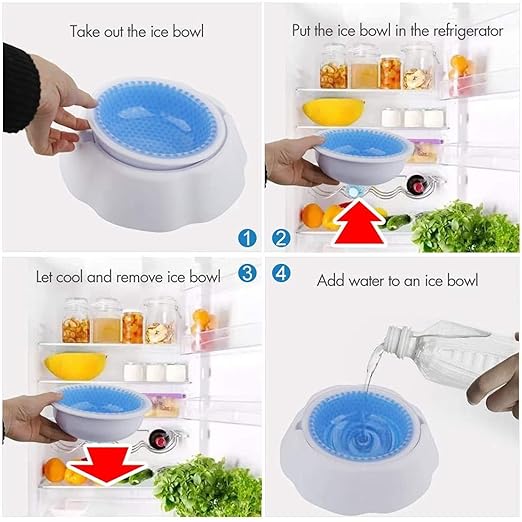 Pet Cooling Gel Dog Bowl - Summer Relief for Your Furry Friend