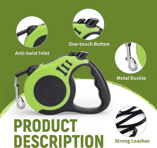 Retractable Dog Leash Rope