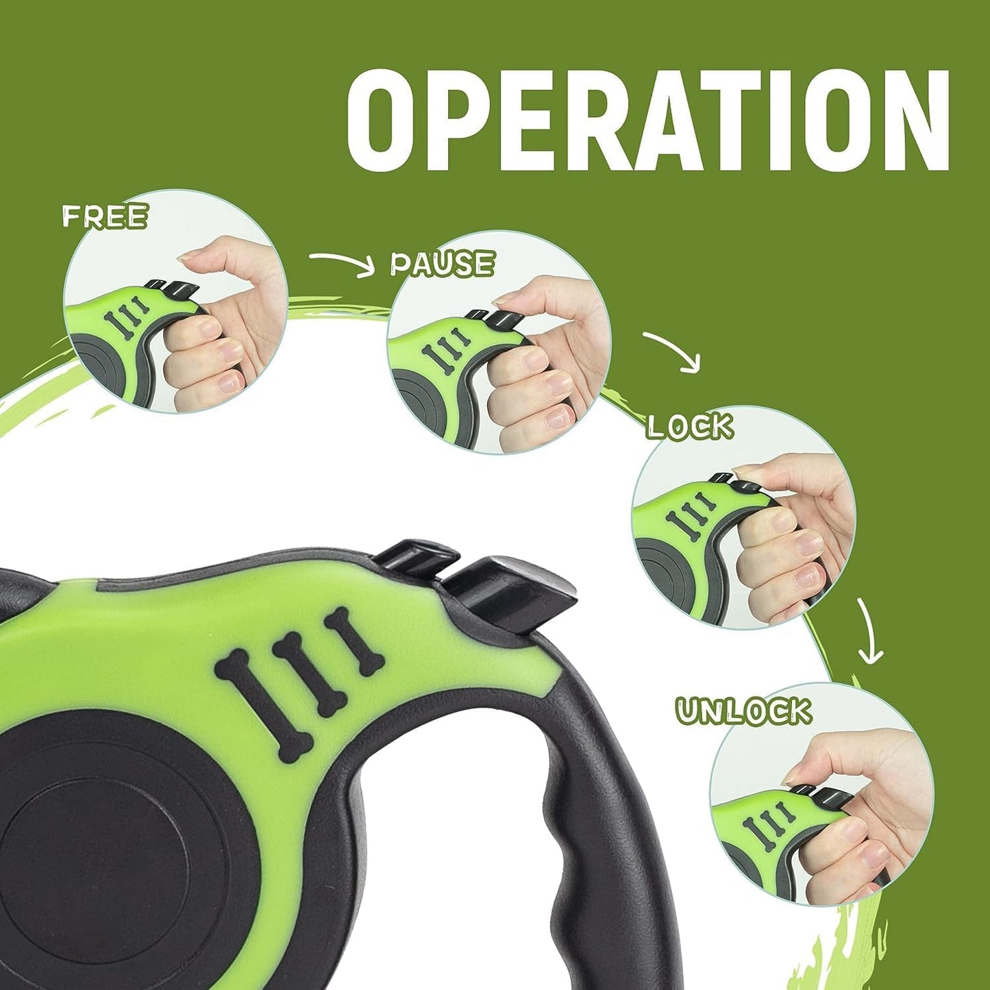 Retractable Dog Leash Rope