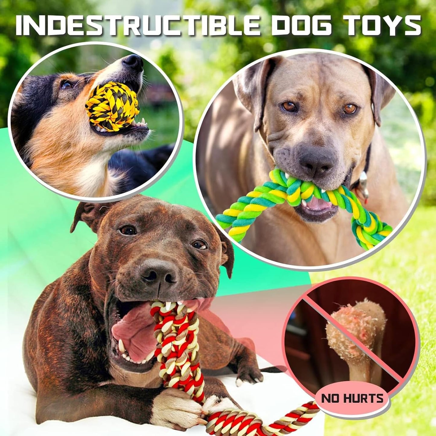 Cotton Rope Dog Chew Toys