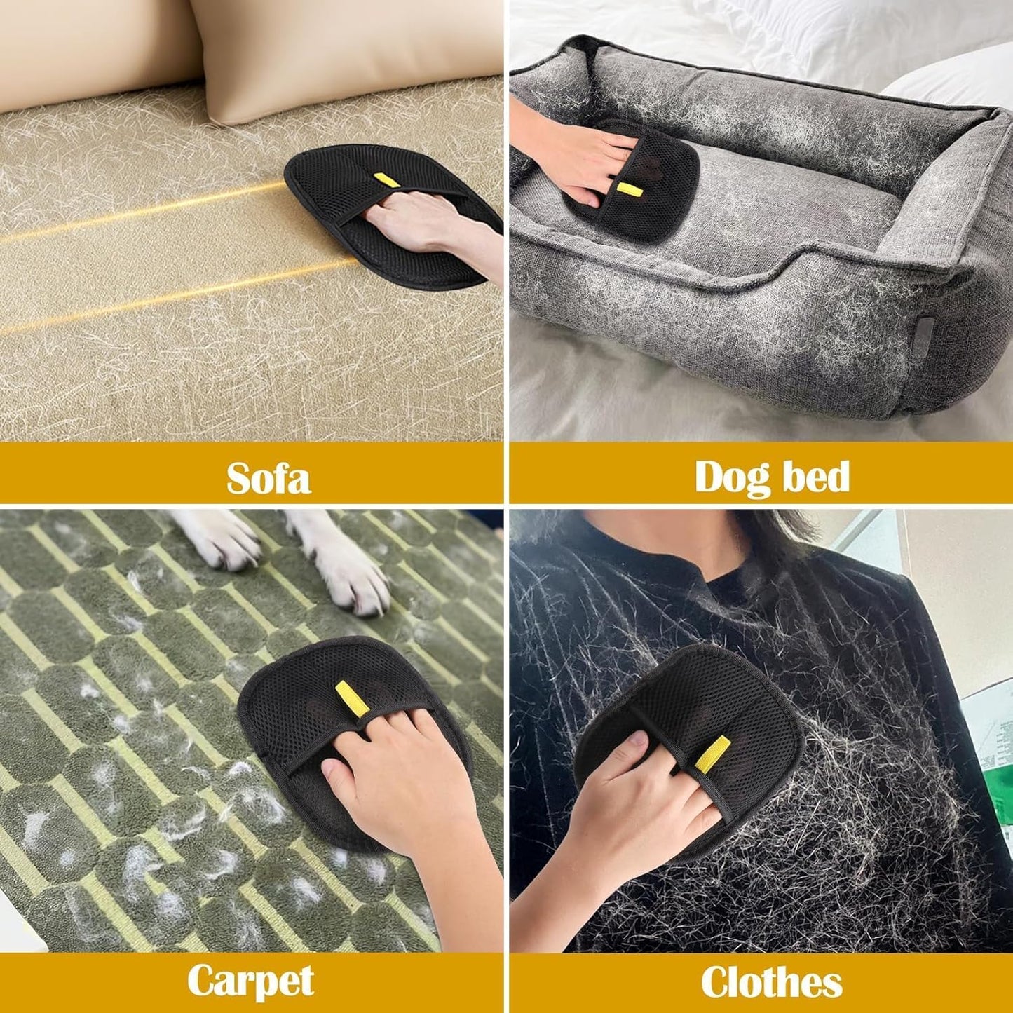 Pet Hair Removal Electrostatic Gloves