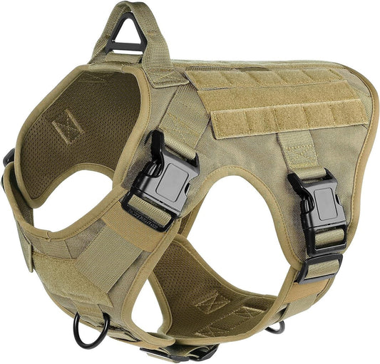 Tactical Dog Harness, Heavy Duty, Adjustable with Easy Handle