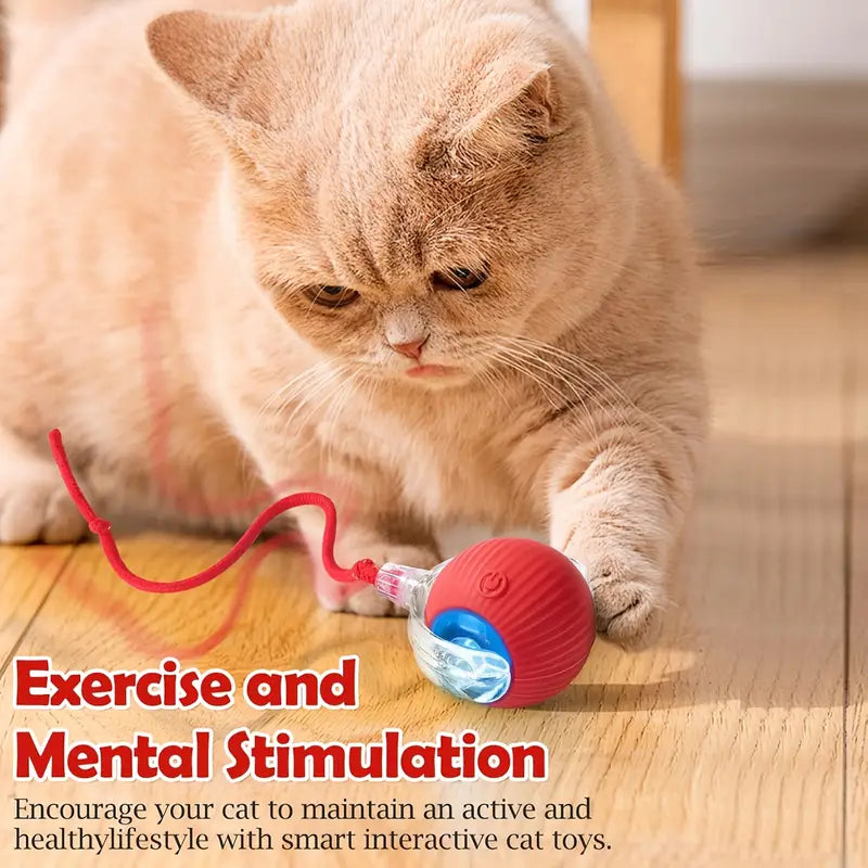 Interactive Pet Ball Toy - Automatic Rolling Dancing Ball