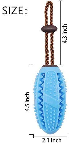 Dog Chew Toy Ball for Teeth Cleaning, Training, and Treats