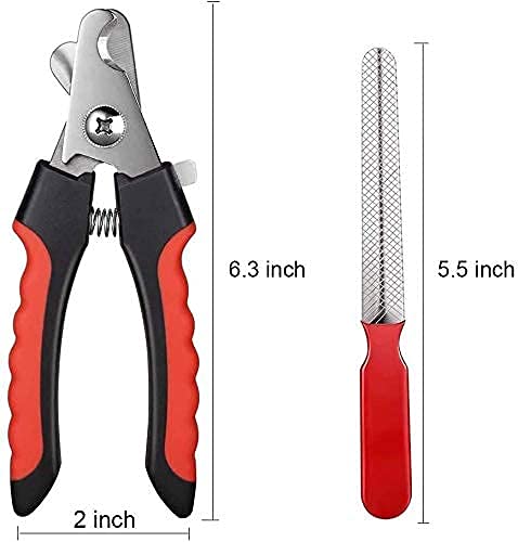 Dog Nail Clipper & Nail File for Dogs & Cats
