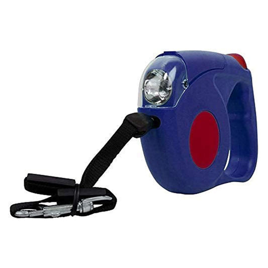 Retractable Dog Leash with Bright LED Flashlight