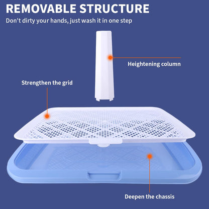 Premium Dog Potty Tray | Indoor Toilet Training System for Puppies & Small Dogs