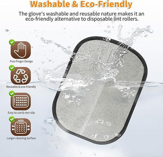 Pet Hair Removal Electrostatic Gloves