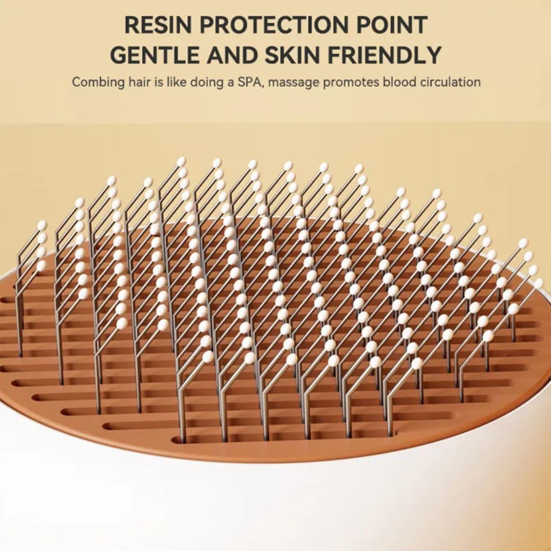 2-in-1 Pet Massage Brush & Nail Grinder - Low Noise Grooming Tool
