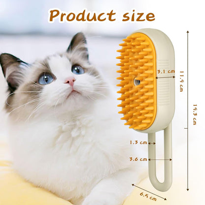 3-in-1 Steam Spray Brush for Cat/ Dogs