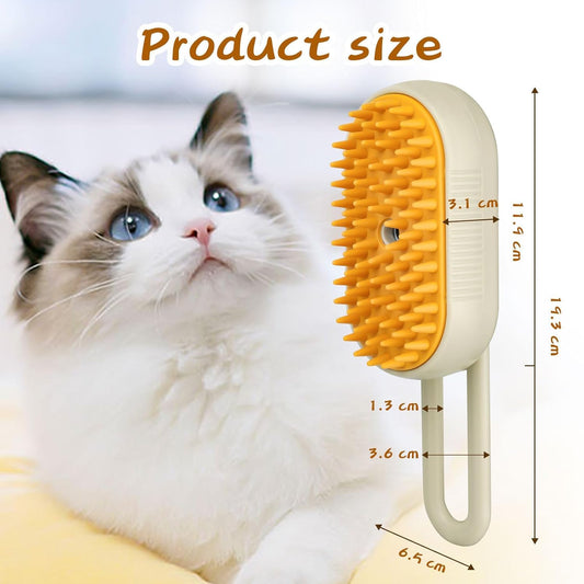 3-in-1 Steam Spray Brush for Dogs
