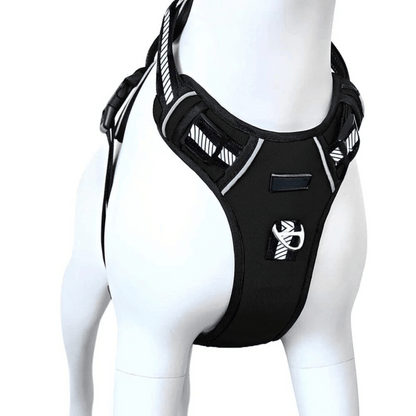 Premium Reflective Dog Vest Harness (Black)