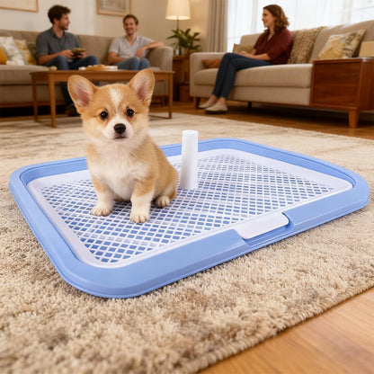 Premium Dog Potty Tray | Indoor Toilet Training System for Puppies & Small Dogs