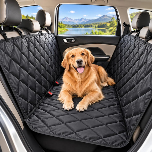 Dog Car Seat Cover, Protect Your Car From Fur, Mud & Scratches - Fit for All Cars