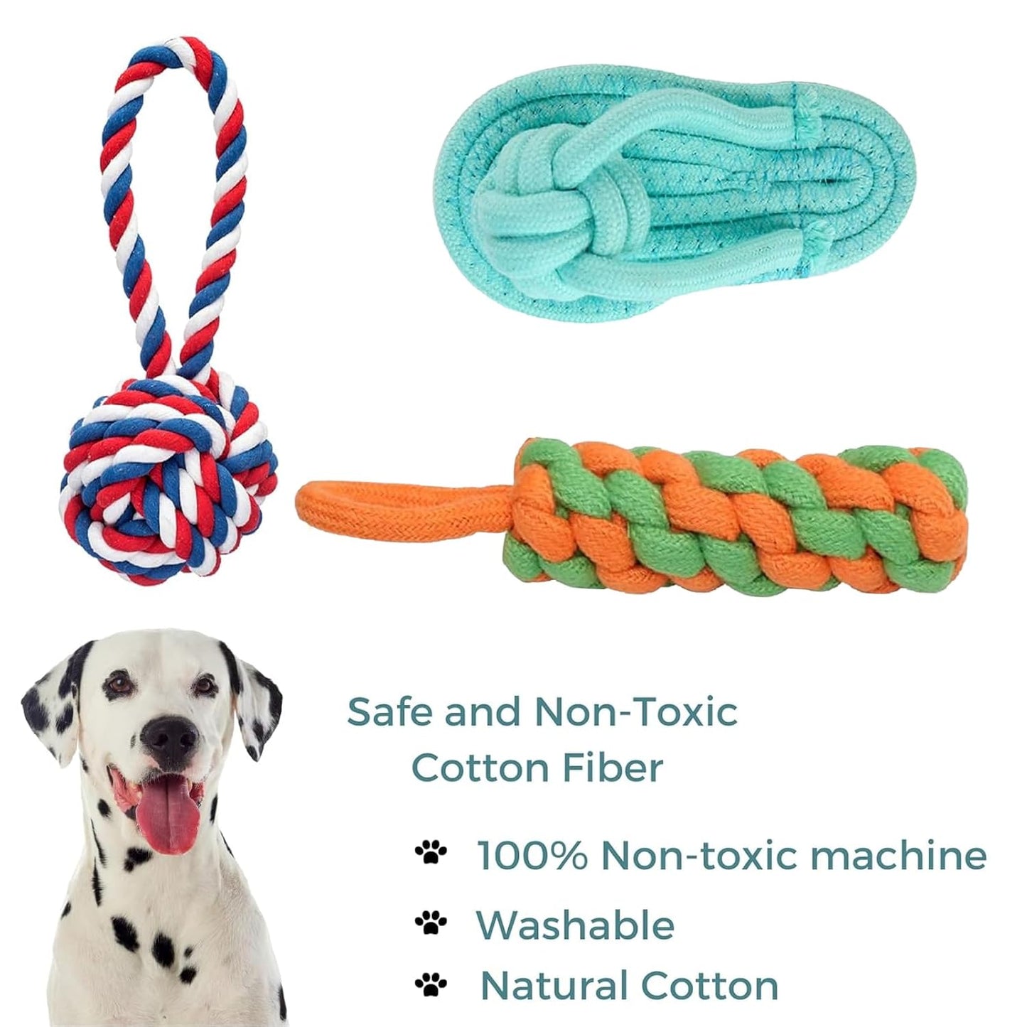 Cotton Rope Dog Chew Toys