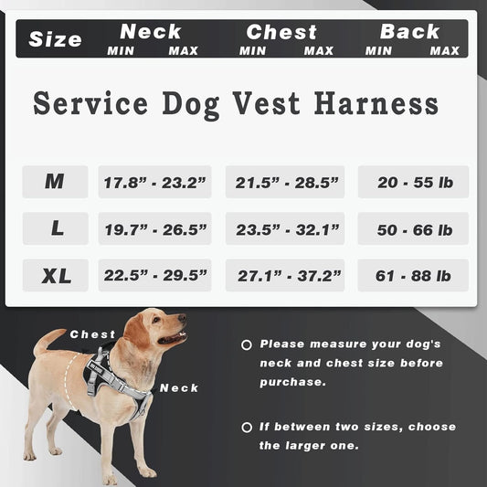 Personalized Dog Harness - Reflective No Pull with Handle & Adjustable - Dog Body Belt For Large Dogs