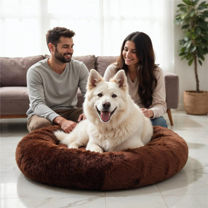 Super Soft Winter Bed For Dog Lux Fur, Machine Washable, Orthopedic Relief