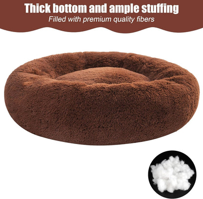 Super Soft Winter Bed For Dog Lux Fur, Machine Washable, Orthopedic Relief