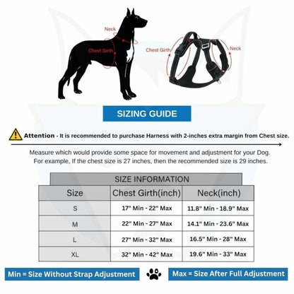 Premium Reflective Dog Vest Harness