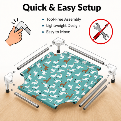 Premium Pet Bed – Foldable Pet Bed for Small Dogs & Cats
