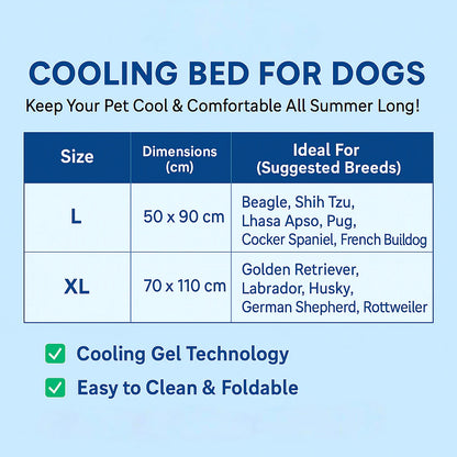 Cooling Gel Mat for Dog, Gel Cool Mat for Summer Days