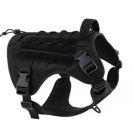 Tactical Dog Harness No-Pull Heavy Duty, Adjustable with Easy Handle (Large Size Dogs)