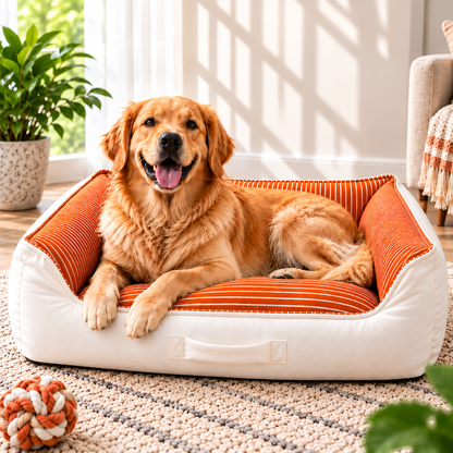 Premium Winter Bed for Dogs, Ultra Soft, Cozy, Washable & anti-skid