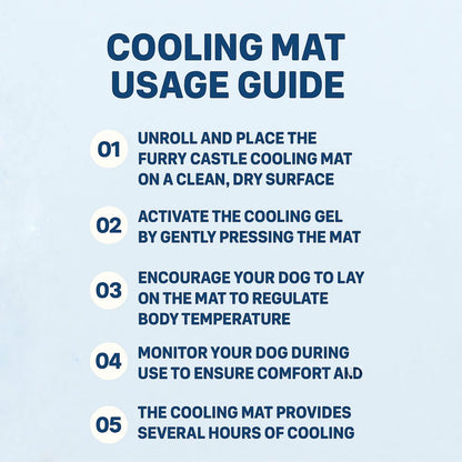 Cooling Gel Mat for Dog, Gel Cool Mat for Summer Days
