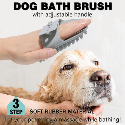 Pet Grooming & Deshedding Kit – 3-Piece Combo for Dogs & Cats | Dematting Rake, Slicker Brush & Massage Brush