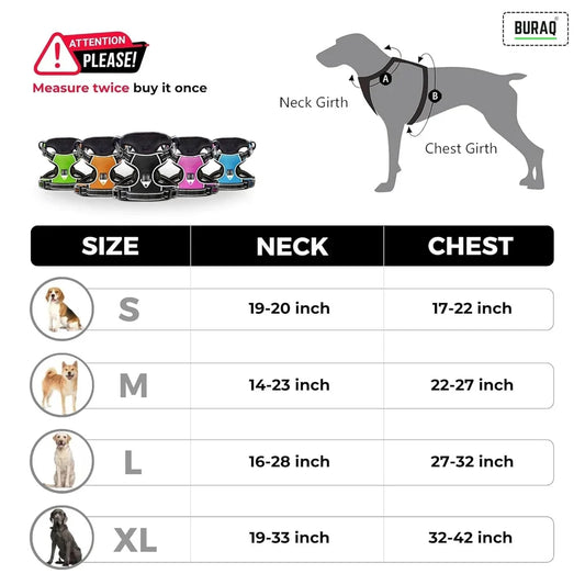 Reflective No Pull Dog Harnesses with Handle & Adjustable (Green)